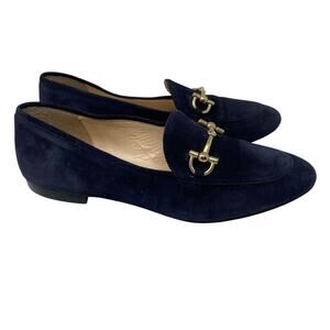 Konstantin Starke New York Navy Leather Loafers EU 38.5 US 8.5 Made in Italy